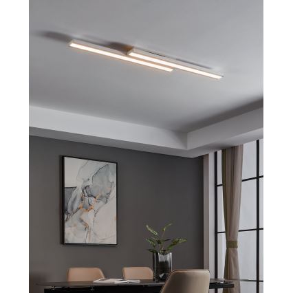 Eglo 31713 - LED RGBW Димируем плафон SALITERAS-Z LED/20,4W/230V 2700-6500K бял
