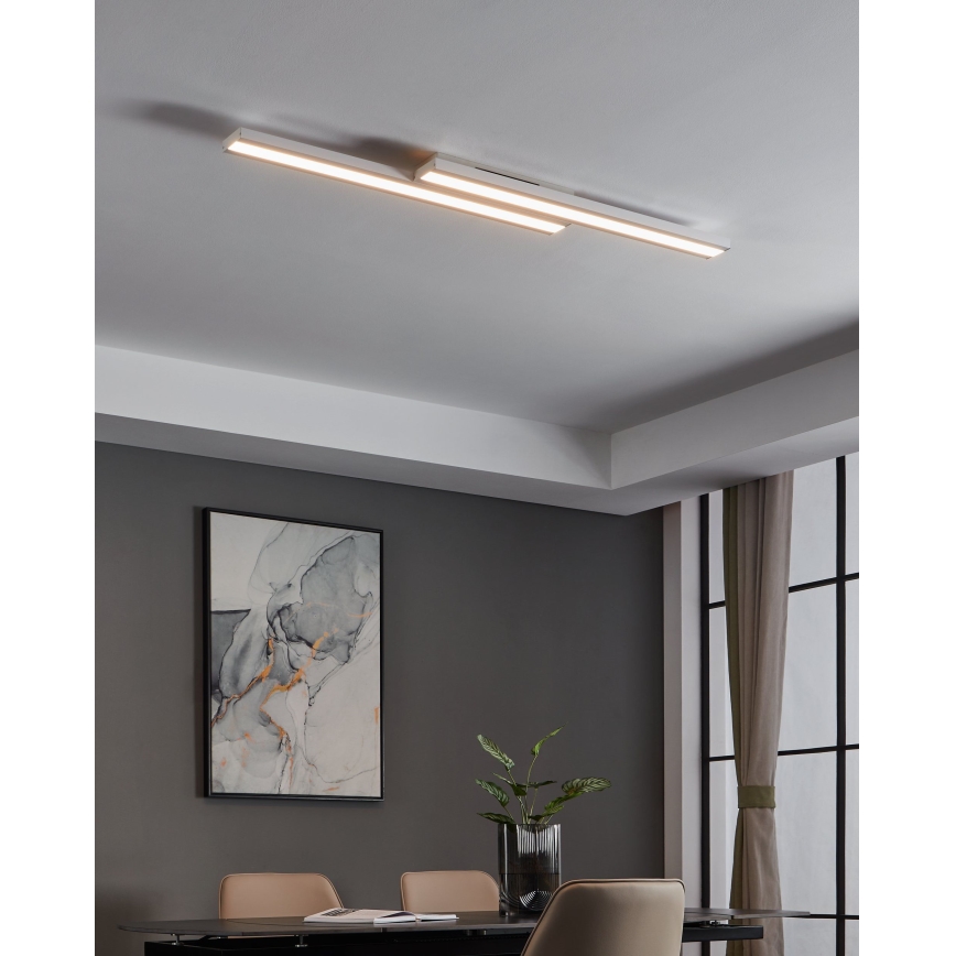 Eglo 31713 - LED RGBW Димируем плафон SALITERAS-Z LED/20,4W/230V 2700-6500K бял