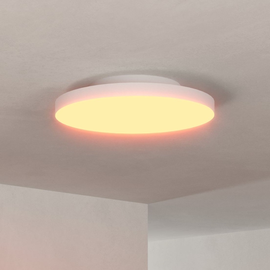 Eglo 31728 - LED RGBW Димируем плафон TURCONA-Z LED/22,4W/230V 2700-6500K бял