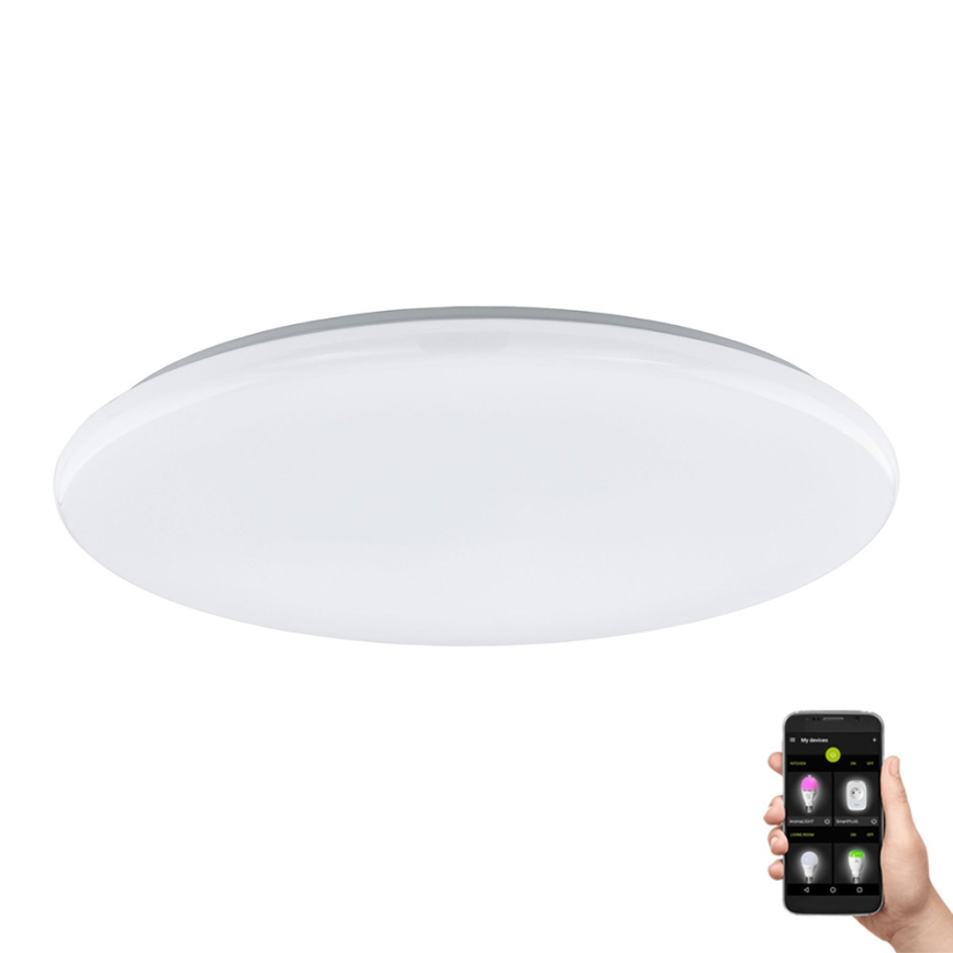 Eglo 31738 - LED Димируем плафон TOTARI-Z LED/44,8W/230V 2700-6500K бял