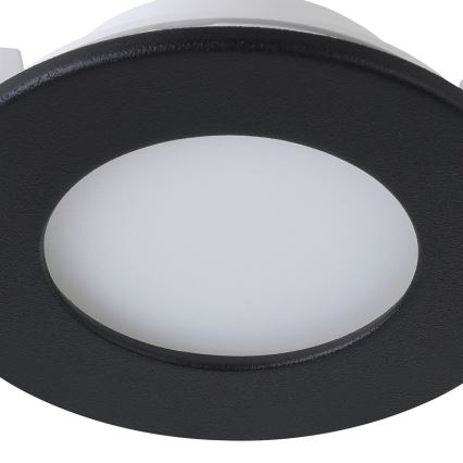 Eglo 31743 - К-кт 3x LED Димируема лампа за вграждане в баня FUEVA-Z 1xLED/2,8W/230V 2700-6500 IP44 черен