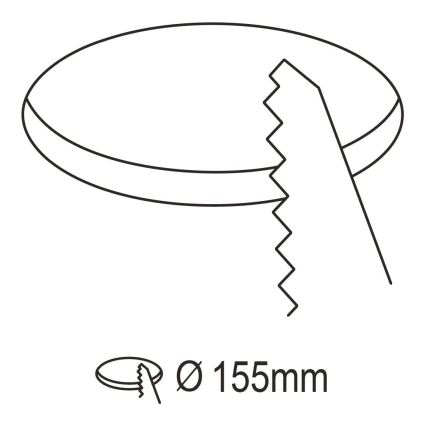 Eglo 31744 - LED Димируема лампа за вграждане в баня FUEVA-Z LED/10,5W/230V 2700-6500K IP44 черен