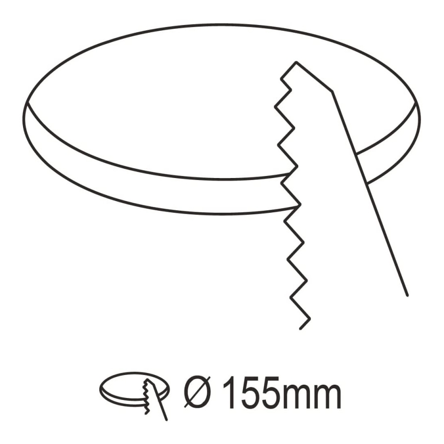 Eglo 31744 - LED Димируема лампа за вграждане в баня FUEVA-Z LED/10,5W/230V 2700-6500K IP44 черен