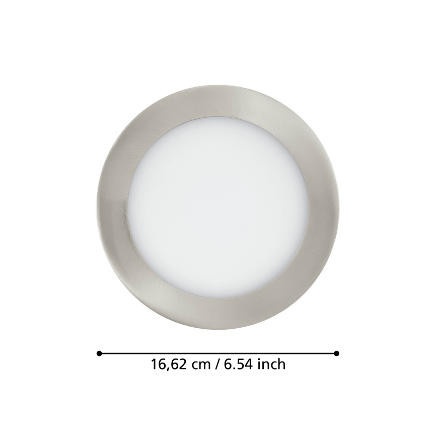 Eglo 31746 - LED Димируема лампа за вграждане в баня FUEVA-Z LED/10,5W/230V 2700-6500K IP44 хром
