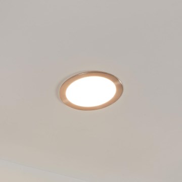 Eglo 31746 - LED Димируема лампа за вграждане в баня FUEVA-Z LED/10,5W/230V 2700-6500K IP44 хром