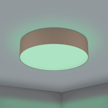 Eglo 31767 - LED RGBW димируемо таванно осветително тяло ROMAO-Z LED/35W/230V 2700-6500K Ø 57 см таупе