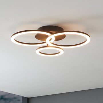 Eglo 31771 - LED Димируем плафон PARRAPOS-Z LED/33W/230V 3000-6500K черен
