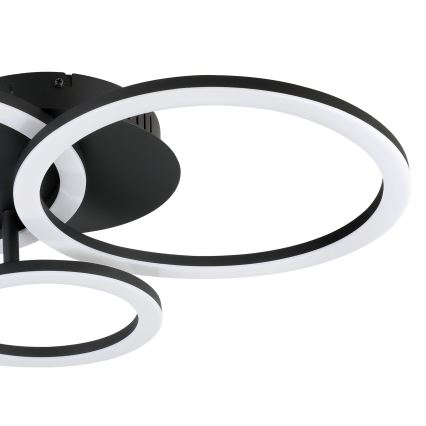 Eglo 31771 - LED Димируем плафон PARRAPOS-Z LED/33W/230V 3000-6500K черен