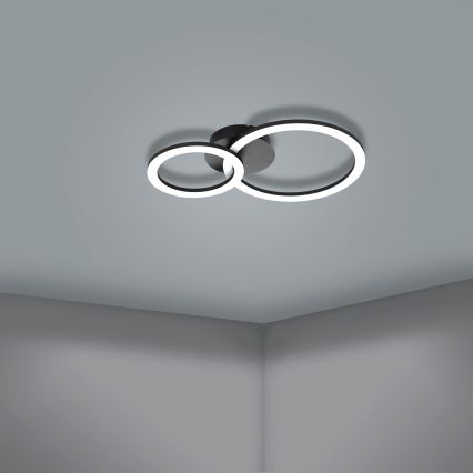 Eglo 31772 - LED Димируем плафон PARRAPOS-Z LED/15W/230V 3000-6500K черен