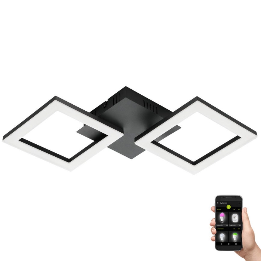Eglo 31773 - LED Димируем плафон PARANDAY-Z LED/15,5W/230V 3000-6500K черен
