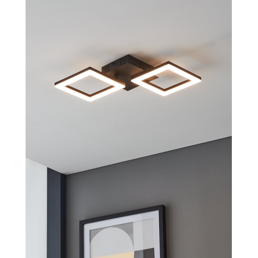 Eglo 31773 - LED Димируем плафон PARANDAY-Z LED/15,5W/230V 3000-6500K черен
