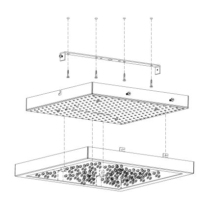 Eglo - LED Лампа за таван  LED/16W/230V