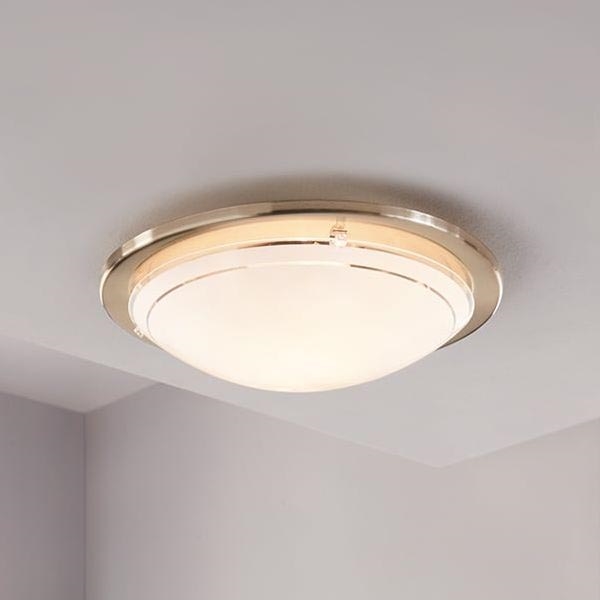 Eglo 32094 - LED Плафониера PLANET LED/11W/230V 3000K матов хром