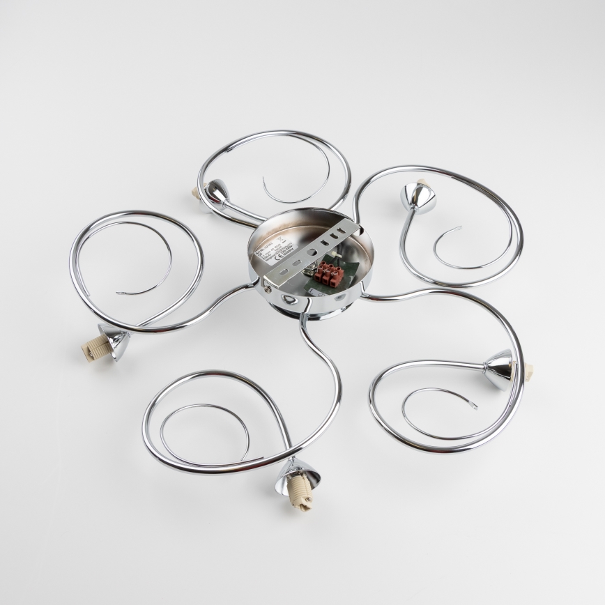 Eglo 32103 - LED плафонен полилей VELAGO, 5xG9/33W/230V, лъскав хром