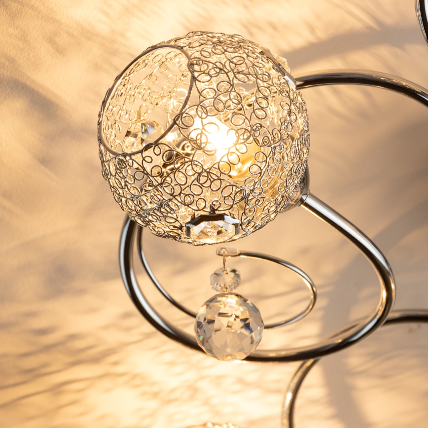 Eglo 32103 - LED полилей VELAGO за директен монтаж 5xG9/33W/230V лъскав хром