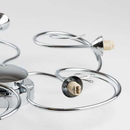 Eglo 32103 - LED полилей VELAGO за директен монтаж 5xG9/33W/230V лъскав хром