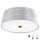 Eglo 32111- LED Плафониера FONSEA 1 2xE27/9W/230V сребрист/меден