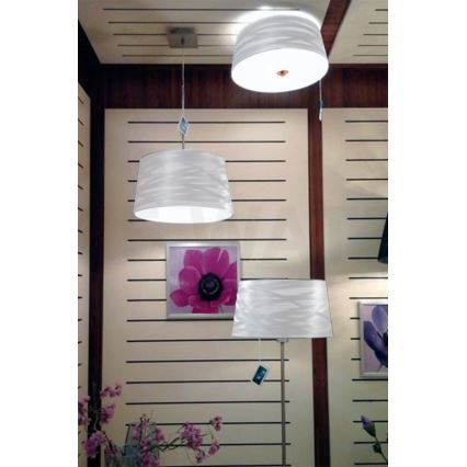 Eglo 32111- LED Плафониера FONSEA 1 2xE27/9W/230V сребрист/меден
