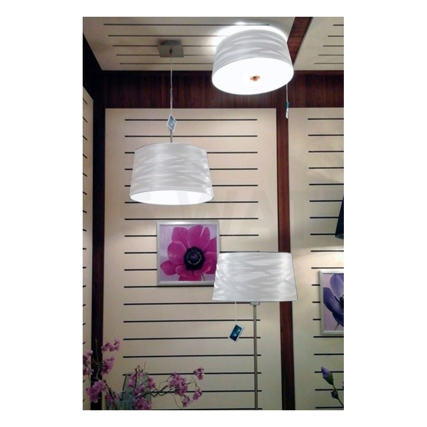Eglo 32111- LED Плафониера FONSEA 1 2xE27/9W/230V сребрист/меден