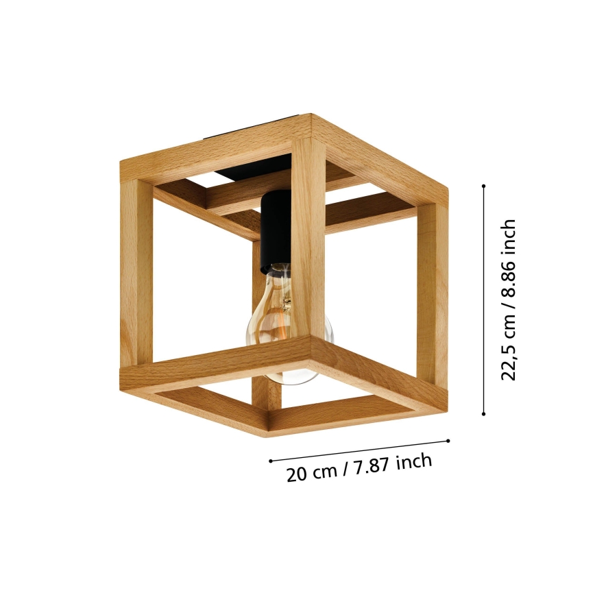 Eglo 32146 - Плафон BLACKCROWN 1xE27/40W/230V