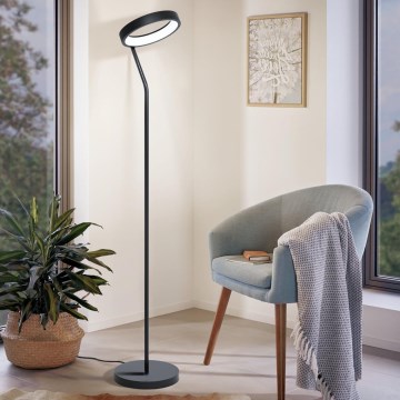 Eglo 32327 - LED RGBW димируема подова лампа MARGHERA-C LED/15,5W/230V 2700-6500K черна