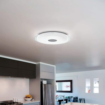 Eglo 32344 - LED RGBW таванно осветително тяло LANCIANO-C с възможност за димиране LED/53W/230V 2700-6500K + дистанционно управление