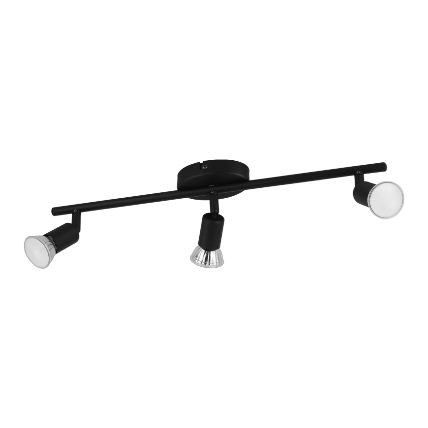 Eglo - LED Спот 3xGU10/2,8W/230V 3000K черен