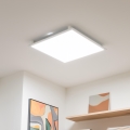 Eglo 32547 - LED RGBW Димируем панел за повърхностен монтаж/за вграждане 2в1 SALOBRENA-C LED/34W/230V бял 60x60 cm + дистанционно управление