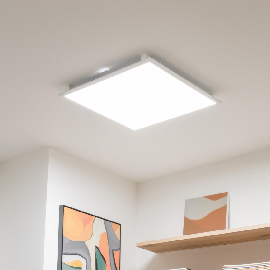 Eglo 32547 - LED RGBW Димируем панел за повърхностен монтаж/за вграждане 2в1 SALOBRENA-C LED/34W/230V бял 60x60 cm + дистанционно управление