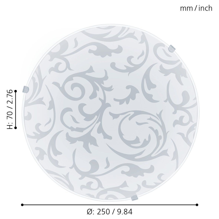 Eglo 32606 - LED таванно осветително тяло MARS LED/11W/230V Ø 25 см