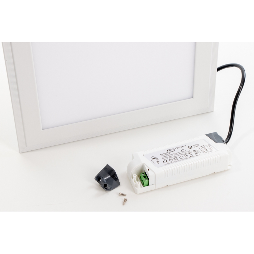 Eglo 32734 - LED RGBW Димируем панел за повърхностен монтаж/за вграждане 2в1 SALOBRENA-C LED/34W/230V бял + дистанционно управление
