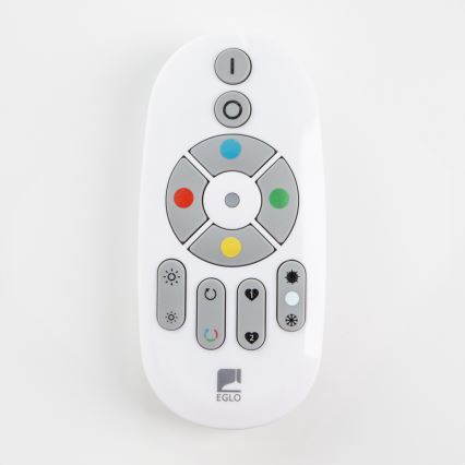 Eglo 32734 - Димируема LED RGBW плафонна лампа за повърхностен монтаж 2 в 1 SALOBRENA-C LED/34W/230V, бяла + дистанционно управление