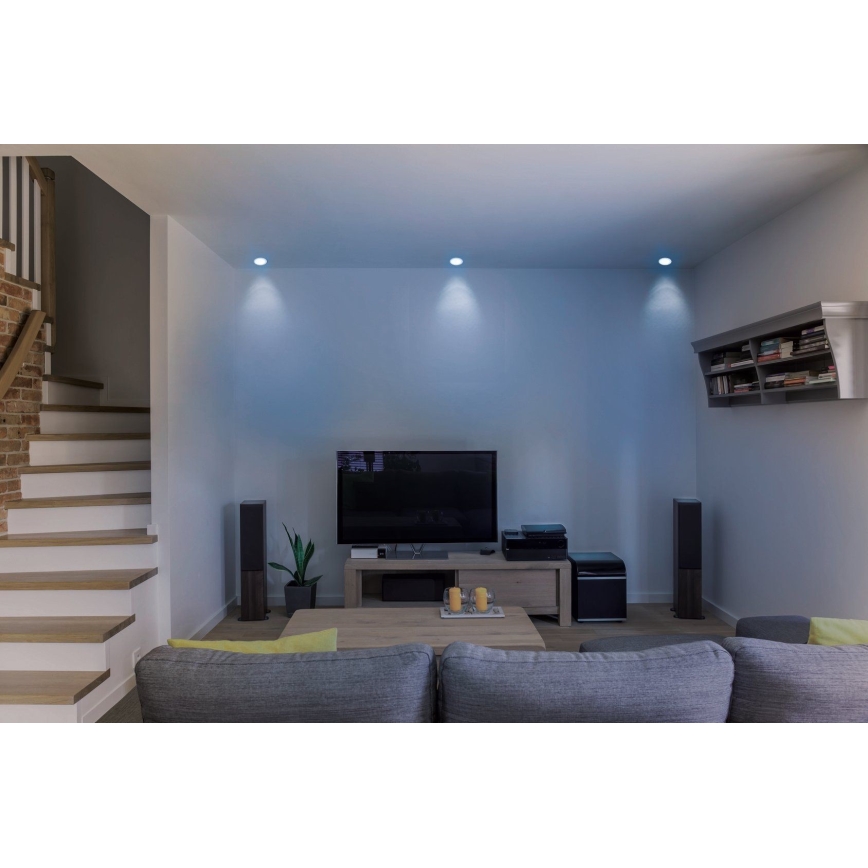Eglo - LED RGB Димируема лампа за окачен таван FUEVA-C LED/10,5W/230V