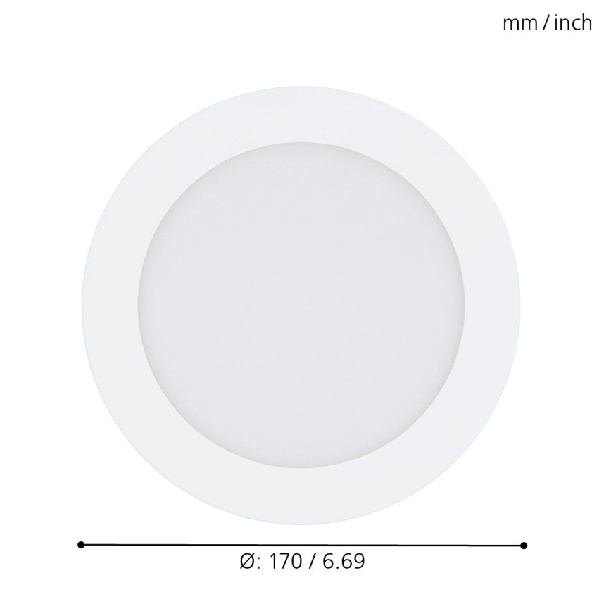 Eglo - LED RGB Димируема лампа за окачен таван FUEVA-C LED/10,5W/230V
