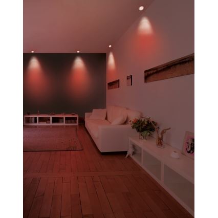 Eglo - LED RGB регулируемо вградено осветително тяло FUEVA-C LED/5,4W/230V