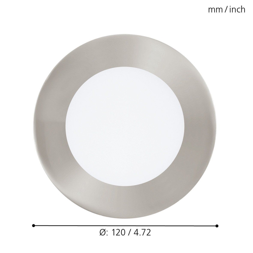 Eglo - LED RGB регулируемо вградено осветително тяло FUEVA-C LED/5,4W/230V