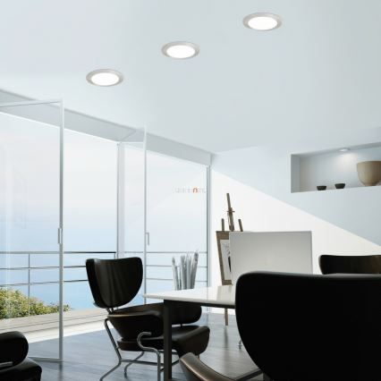 Eglo - Димируемо LED RGB вградено таванно осветително тяло FUEVA-C LED/10,5W/230V Ø 17 см