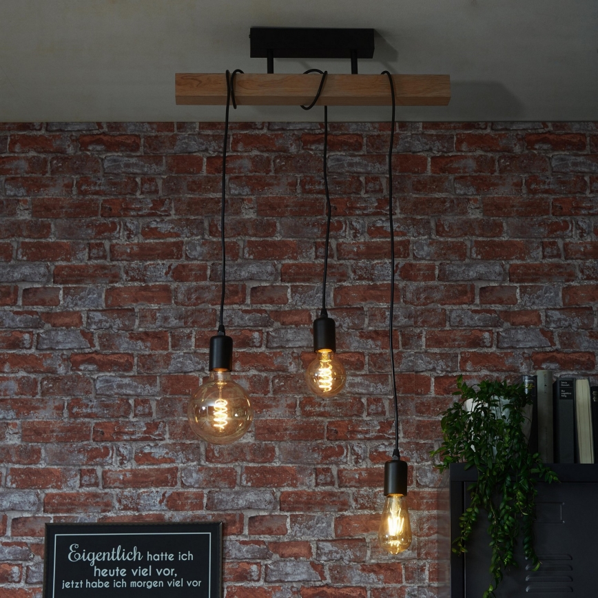 Eglo - Полилей за повърхностен монтаж TOWNSHEND 3xE27/60W/230V