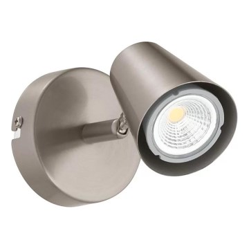 Eglo 32941 - LED димируема стенна точкова лампа TRAVALE 1xGU10/5W/230V матов хром