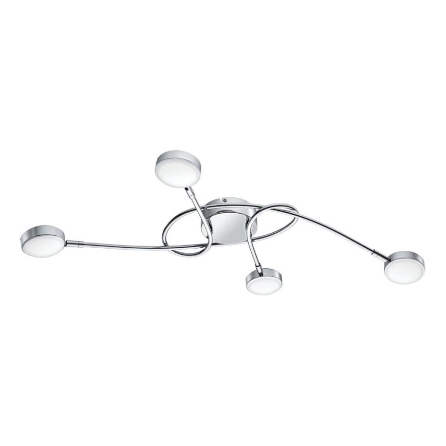 Eglo 32996 - LED полилей SALTO за повърхностен монтаж 4xLED/5,4W/230V лъскав хром