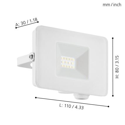 Eglo - LED Рефлектор LED/10W/230V IP65
