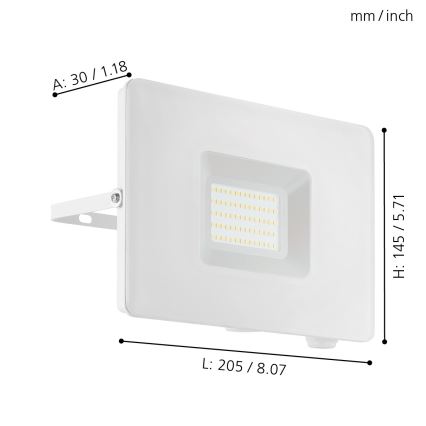 Eglo - LED Рефлектор LED/50W/230V IP65