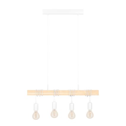 Eglo - Полилей на верижка TOWNSHEND 4xE27/60W/230V