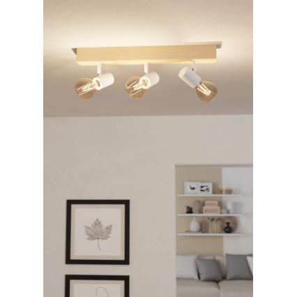 Eglo - Точково осветително тяло TOWNSHEND 3xE27/60W/230V