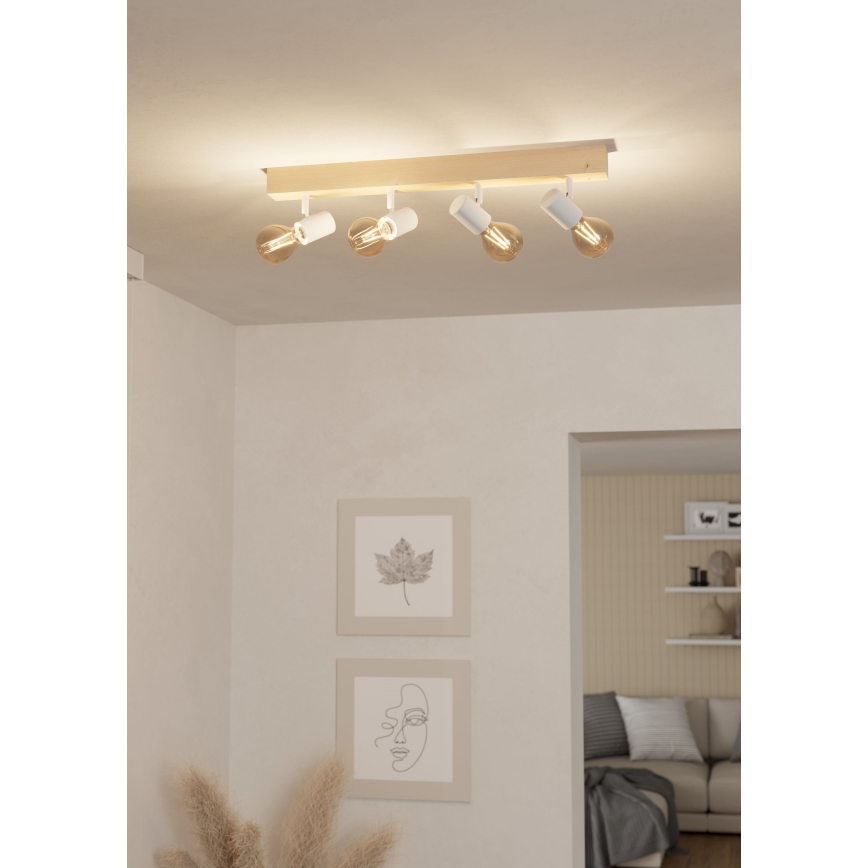 Eglo - Точково осветително тяло TOWNSHEND 4xE27/60W/230V