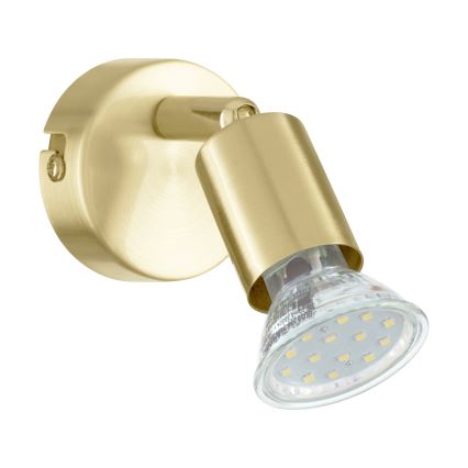 Eglo - LED Стенен спот 1xGU10/2,8W/230V 3000K златист