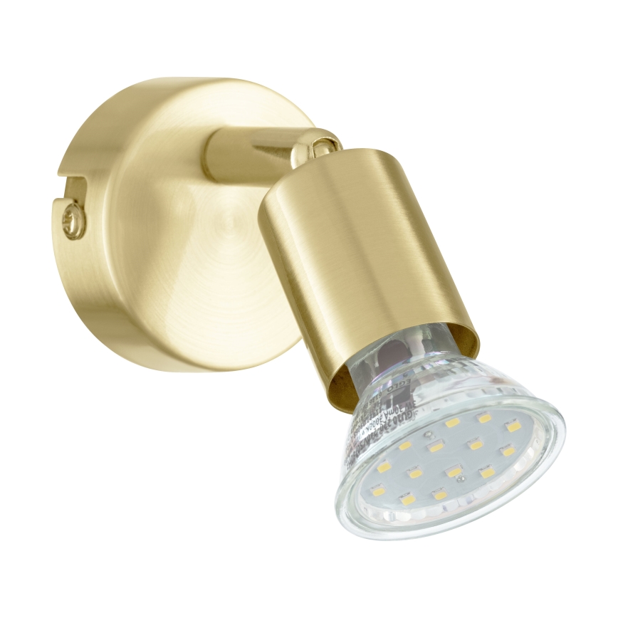 Eglo - LED Стенен спот 1xGU10/2,8W/230V 3000K златист