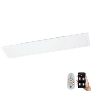 Eglo 33203 - LED RGBW Димируем панел за повърхностен монтаж SALOBRENA LED/34W/230V + дистанционно управление