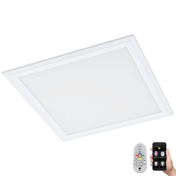 Eglo 33206 - LED RGBW Димируемо таванно осветително тяло SALOBRENA-C LED/16W/230V 30x30 cm + дистанционно управление