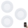 Eglo 33217 - Комплект от 3 броя LED RGBW регулируеми вградени осветителни тела FUEVA LED/3W/230V
